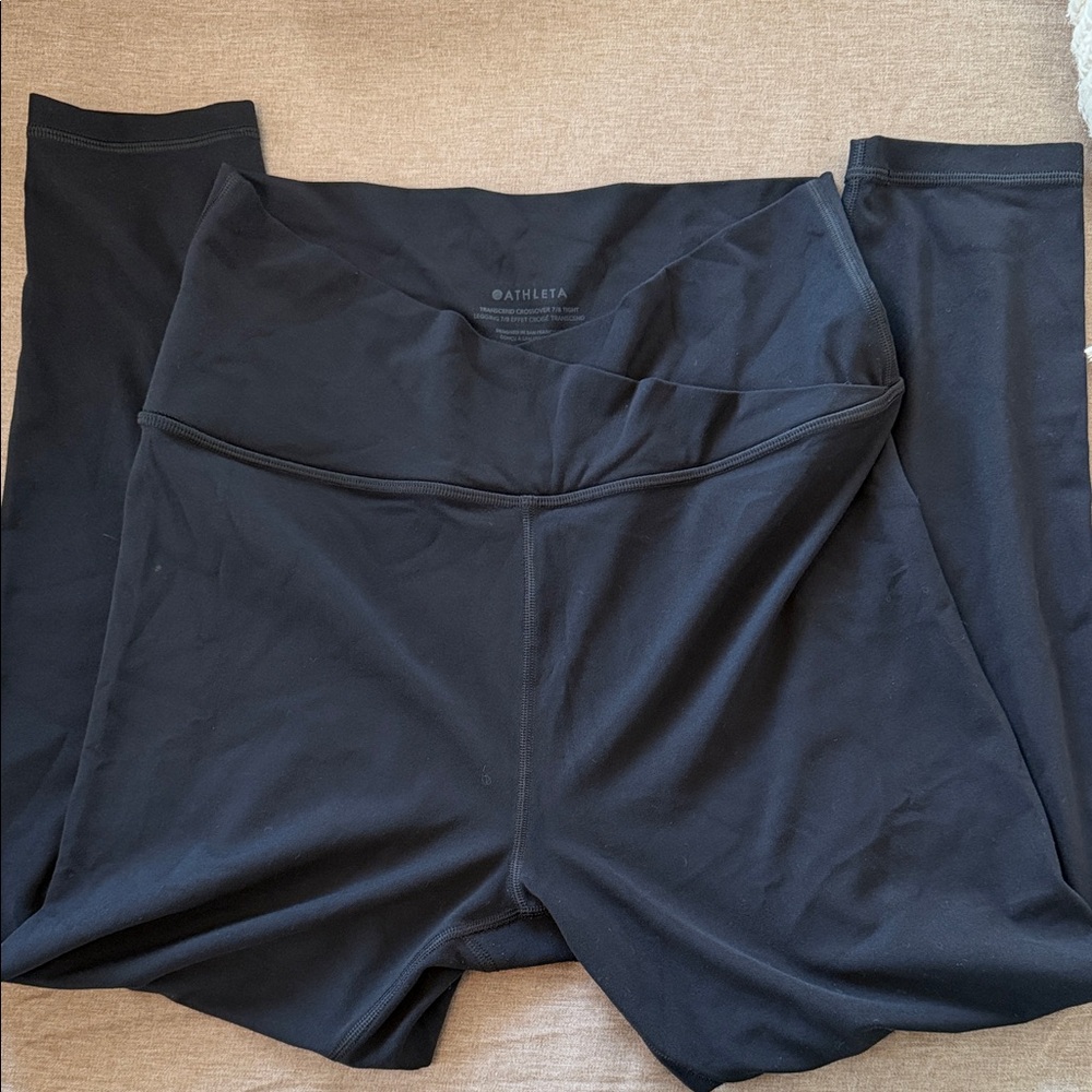 Athleta Black High-Waisted Leggings